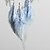 cheap Home &amp; Garden-Dream Catcher Handmade Gift with Blue-grey Feather Silver Bead Wall Hanging Decor Art Boho Style 46*11cm