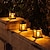 voordelige Pathway Lights &amp; Lanterns-retro lantaarn kaars outdoor Pathway lichten waterdichte opknoping solar licht voor tuin patio bruiloft vakantie outdoor indoor decoratie