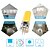 billiga LED-bi-pinlampor-10st 6st 2st g4 g9 e14 led-lampa 5w ersätter 50w halogenlampa 2508-cob minilampa för skåp landskap ljuskrona glödlampor ac220v