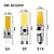 billiga LED-bi-pinlampor-10st 6st 2st g4 g9 e14 led-lampa 5w ersätter 50w halogenlampa 2508-cob minilampa för skåp landskap ljuskrona glödlampor ac220v