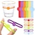 cheap Barware-6/12/24/36 Pieces Drink Markers, Glass Cup Wine Glass Bottle Strip Tag Marker, Silicone Drink Markers Wine Glass Charms Markers Tags for Cups Dentification, Cocktail Glass Party Solution for Guest