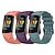 halpa Fitbit-kellonauhat-3 kpl Kellon ranneke varten Fitbit Charge 5 Silikoni Korvaus Hihna Pehmeä Hengittävä Urheiluhihna Ranneke