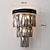 voordelige Wandverlichting voor binnen-Kristal moderne wandlampen wandkandelaars grijs transparant slaapkamer winkels cafes kristallen wandlamp 220-240v 110-120v 5 w