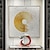 preiswerte Abstrakte Gemälde-Ölgemälde handgemachte handbemalte Wandkunst abstrakte Kunst goldener Kreis Heimtextilien Dekor gestreckter Rahmen fertig zum Aufhängen