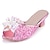 cheap Kids&#039; Sandals-Girls&#039; Heels Daily Glitters Flower Girl Shoes Princess Shoes Rubber PU Glitter Crystal Sequined Jeweled Big Kids(7years +) Little Kids(4-7ys) Party Daily Evening Party Walking Shoes Rhinestone