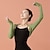 preiswerte Tanzübung-Atmungsaktives Ballett-Sportoberteil einfarbig Damen Training Performance Langarm High-Core-Garn Basic