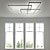voordelige Plafondlampen-101 cm geometrische vormen plafondlampen led aluminium geschilderde afwerkingen modern 220-240v