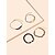 cheap Bracelets-4pcs Women&#039;s Bead Bracelet Bracelet Beads Moon Shell Artistic Elegant Fashion Vintage Classic Alloy Bracelet Jewelry Black For Gift Carnival Holiday Promise Festival