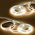 abordables Bandes Lumineuses LED-5m 16.4ft cob led bande dc12v flexible 8mm cri90 led bande lumière décor à la maison naturel chaud blanc atmosphère rétro-éclairage