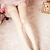 abordables Bas-Bas Femme Couleur Pleine Spandex Coton Sexy Soirée Décontractée Fin Micro-élastique Printemps, Août, Hiver, Eté 1 paire Chair