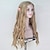levne Kostýmová paruka-Royalvirgin plně strojové syntetické paruky filmový hobit elfí královna galadriel cosplay paruky dlouhé vlnité 613 zlatý popel blond vlasy k použití bez ucha