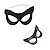 ieftine Accesorii-Mască Masca venețiană Masca Mascarada Inspirat de Pisici Negru Halloween Carnaval Mascaradă Mardi Gras Adulți Pentru femei Femeie