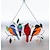preiswerte Urlaubsdekoration-Vögel Fenster Kunst doppelseitige mehrfarbige Vögel handbemalte Farben Legierungsbehänge, Vogelserie Legierungsdekorationen, Glasfensterdekorationen, Geschenke für Vogelliebhaber und