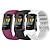 abordables Correas de reloj Fitbit-3 piezas Ver Banda para Fitbit Charge 5 Silicona Reemplazo Correa Suave Transpirable Correa Deportiva Pulsera