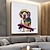 preiswerte Tiergemälde-Ölgemälde handgemachte handgemalte Wandkunst Mintura moderne abstrakte Tierhundebilder für Hauptdekorationsdekor gerollte Leinwand kein Rahmen ungedehnt