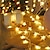 זול חוט נורות לד-מחרוזת זר חג המולד פיית אור מחרוזת סוללה LED כדורית כוכבים עמיד למים אורות חיצוניים מקורה יום חג המולד קישוט מסיבת שנה חדשה תאורה חמה