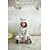 halpa Kigurumi-pyjamat-Lasten Kigurumi-pyjama Kissa Totoro Yhtenäinen väri Pyjamahaalarit Hauska puku Flanellikangas Cosplay varten Pojat ja tytöt Joulu Eläinten yöpuvut Sarjakuva