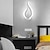 halpa LED-seinävalaisimet-lightinthebox 1-valo 31cm led-seinävalaisimet tulen muotoinen design seinävalaisin moderni minimalistinen tyyli kaupat / kahvilat akryyli seinävalaisin yleinen 10w ip44