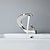 Χαμηλού Κόστους Classical-βρύση νεροχύτη μπάνιου, ορείχαλκος καταρράκτης ηλεκτρολυμένο φινίρισμα μονής λαβής βρύσες μπάνιου μιας τρύπας με διακόπτη ζεστού και κρύου