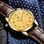 cheap Quartz Watches-OLEVS Men Quartz Watch Calendar Waterproof Genuine Leather Watch