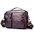 cheap Men&#039;s Bags-Men&#039;s Unisex Bags Cowhide Messenger Bag Crossbody Bag Zipper Vintage Daily Outdoor Retro Black Coffee