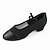 cheap Ballroom Shoes &amp; Modern Dance Shoes-Women&#039;s Ballroom Dance Shoes Modern Shoes Salsa Shoes Line Dance Performance Ballroom Dance Waltz Oxford Solid Color Low Heel Elastic Band Slip-on Black