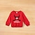 cheap Tops-Family Tops Sweatshirt Cotton Plaid Letter Deer Casual Print Black White Red Long Sleeve Mommy And Me Outfits Daily Matching Outfits