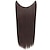 זול הרחבות סינתטיות-24 אינץ&#039; 50 גרם 100 גרם הארכת שיער סינטטית צבע הדרגתי חום אפור בלונדינית מחרוזת הילה תוספות שיער