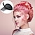 お買い得  ヘアスタイリングアクセサリー-1pcs女性の髪のボリュームふわふわパフスポンジパッドクリッププラスチックコームインサート帽子プリンセス増加ヘアスポンジパッドお団子スタイリングツール