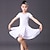 cheap Latin Dancewear-Latin Dance Dress Solid Girls&#039; Training Performance Short Sleeve Spandex