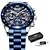 ieftine Cuarț ceasuri-LIGE Ceasuri de cuarț Oțel Inoxidabil pentru Bărbați Analogic Cuarţ Stil modern Rezistent la apă Iluminat Oțel inoxidabil Oțel inoxidabil / Un an