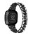 Χαμηλού Κόστους Λουράκια καρπού για Fitbit-1 pcs Smart Watch Band για Fitbit Versa 3 / Sense Ανοξείδωτο Ατσάλι Εξυπνο ρολόι Λουρί Bling Diamond Βραχιόλι κοσμήματος Αντικατάσταση Περικάρπιο