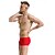 baratos Moda Íntima para Homem Confortável-Homens 1 pacote Roupa Íntima Cueca Boxer Básico Poliéster Cor imaculada Cintura Baixa Azul Claro Preto