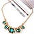 cheap Necklaces-Women&#039;s Sapphire Crystal Statement Necklace Bib Aquarius Ladies European Festival / Holiday Elizabeth Locke Crystal Imitation Diamond Dark Green Blue Necklace Jewelry For Party Special Occasion