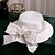 cheap Party Hats-Elegant Pearl Silk Hats with Bowknot / Floral / Beading 1pc Wedding / Special Occasion Headpiece