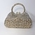 cheap Clutches &amp; Evening Bags-Women&#039;s Clutch Clutch Bags Alloy Party / Evening Bridal Shower Wedding Party Crystals Chain Rhinestone Silver Gold