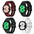 abordables Bracelets de montre Samsung-Paquet de 4 Bracelet de Montre  pour Samsung Galaxy Watch 5 Pro 45mm Watch 5 40/44mm Watch 4 Classique 42/46mm Watch 4 40/44mm Silicone Remplacement Sangle Élastique Respirable Bracelet Sport Bracelet