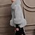 זול מעילים-ילדים בנות ז&#039;קט ומעיל שרוול ארוך לבן שחור ורוד מסמיק אחיד מכפלת פרווה חורף בסיסי 1-12 שנים / דמוי פרווה / אופנתי / שמור על חם