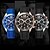 preiswerte Quarzuhren-LIGE Quarzuhren Stahl Uhren für Herren Analog Quarz Moderner Stil Wasserfest Metall Leder Silikon / Ein Jahr