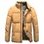 cheap Ski Wear-Men&#039;s Ski Down Jacket Quilted Puffer Jacket Outdoor Winter Thermal Warm Windproof Breathable Jacket for Skiing Snowboarding Winter Sports Mountaineering
