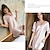 cheap Women&#039;s Nightgowns &amp; Sleepshirts-Women&#039;s Gift Pajamas Nightgown Home Christmas Party Daily Vintage Style Pure Color Satin Simple Casual Soft Spring Summer V Neck Short Sleeve Seamed