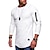 Χαμηλού Κόστους Ανδρικά μπλουζάκια casual-Ανδρικά Μπλουζάκι Cool πουκάμισο Μακρυμάνικο πουκάμισο Σκέτο Στρογγυλή Λαιμόκοψη Causal Ρούχα Κλασσικό