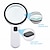 cheap Reading Lights-Handheld 10X Illuminated Magnifier Microscope Magnifying Glass Aid Reading for Seniors loupe Jewelry Repair Tool With LED