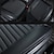 cheap Car Seat Covers-1 PCS Car Seat Covers Luxury Car Protectors Universal Anti-Slip Driver Seat Cover  Leather with Backrest Strip-type Easy Install Universal Fit Interior Accessories for Auto Truck Van SUV