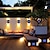 voordelige Wandverlichting buiten-2 stks solar wandkandelaar outdoor decoratie tuin wandlamp ip65 waterdicht up en down lichtgevende outdoor tuin decoratie hek licht