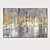 billige Abstrakte malerier-veggkunst lerretstrykk maleri kunstverk bilde abstrakt knivmaleri gyldent landskap hjemmedekorasjon dekor rullet lerret uten ramme uinnrammet ustrukket