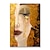 tanie Obrazy z ludźmi-Hang-Malowane obraz olejny Ręcznie malowane Pionowe Abstrakcja Ludzie Nowoczesny Klasyczny Zwinięte płótna