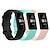cheap Fitbit Watch Bands-3 Pack Watch Band for Fitbit Charge 4 / Charge 3 / Charge 3 SE Silicone Replacement  Strap Soft Elastic Breathable Sport Band Wristband
