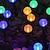 رخيصةأون أضواء المسارات والفوانيس-الطاقة الشمسية في الهواء الطلق ضوء حديقة ساحة الديكور إكليل في الهواء الطلق IP65 للماء الطوق ديكور الفناء مصباح الشارع ضوء الشمس أضواء الجنية 4 متر 10 مصابيح إضاءة ملونة