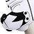 abordables Disfraces-Máscara facial completa Capucha de cachorro de perro Casco blanco Boca extraíble Disfraz de cosplay Accesorios de fiesta (Blanco)